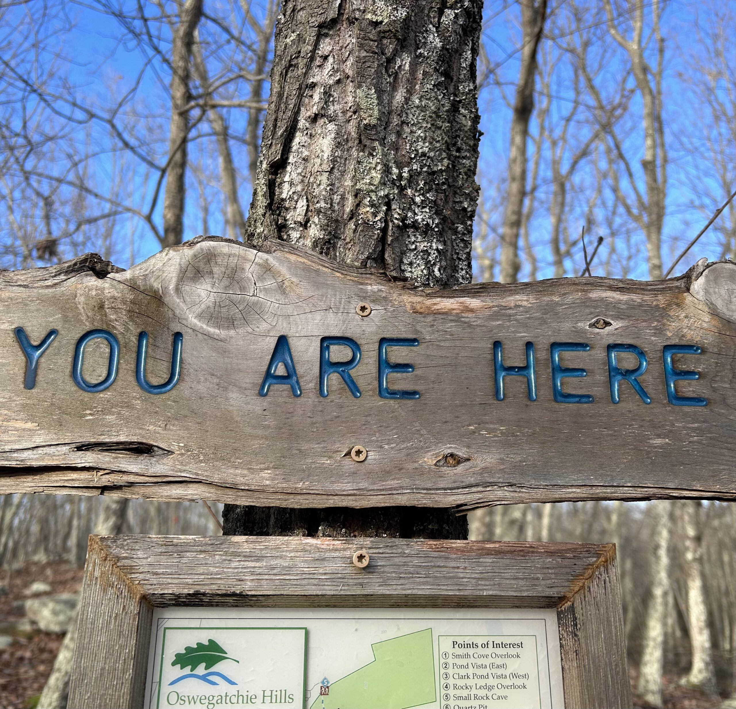 you are here sign